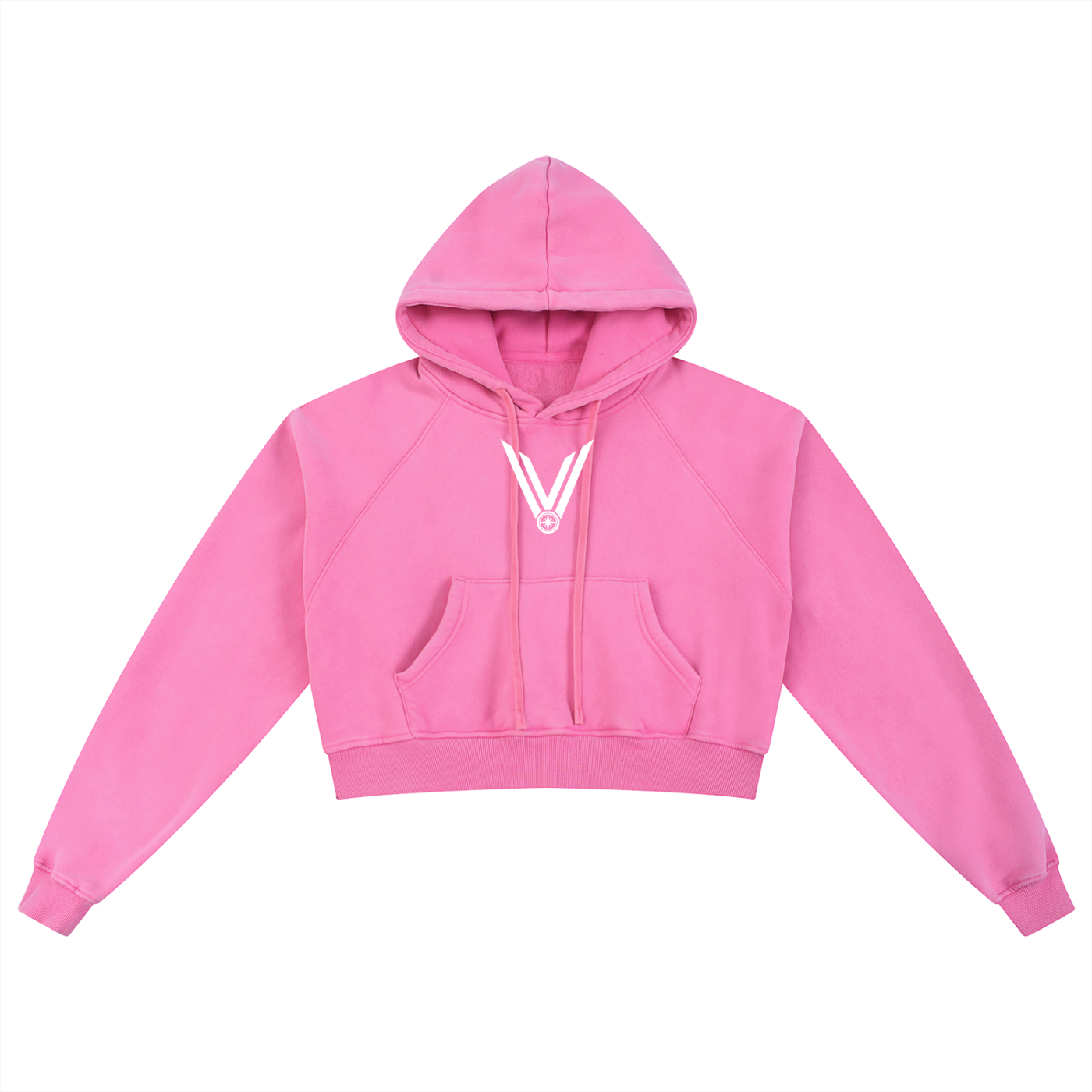 Women's Snow Washed Cropped Hoodie