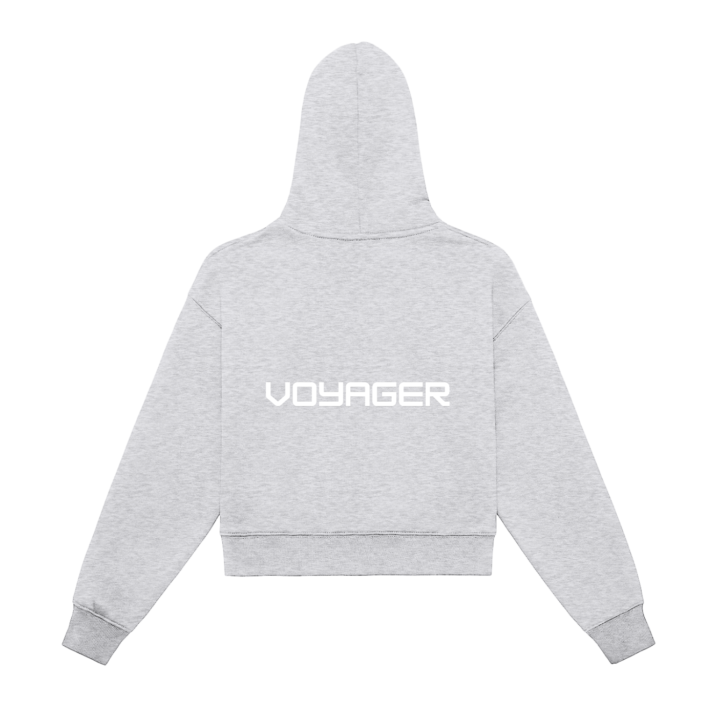 Women's  Fleece Zip-Up Voyager Cropped Hoodie
