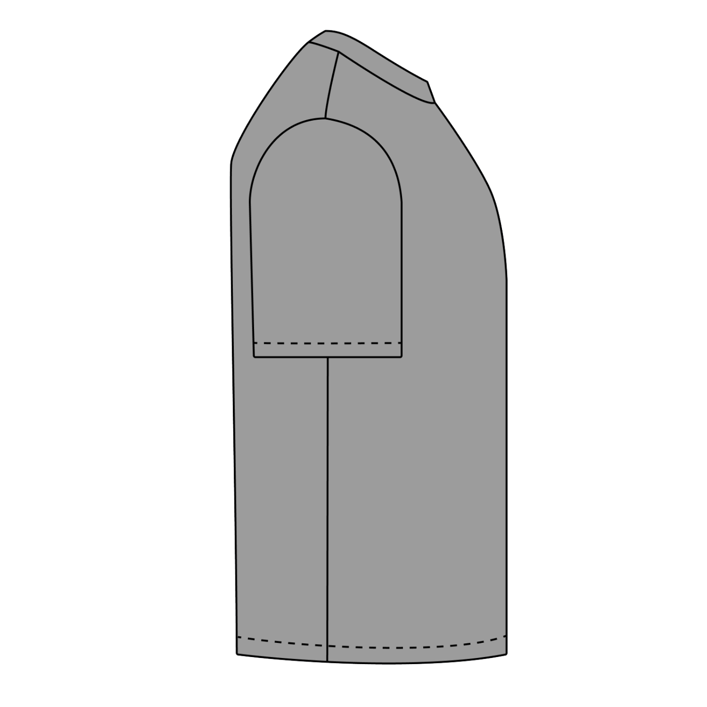 Voyager  Black Unisex Seamless Cotton T-Shirt