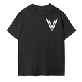 Voyager  Black Unisex Seamless Cotton T-Shirt